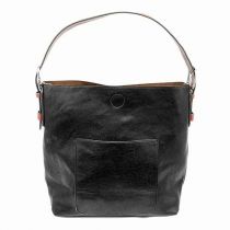 Black Hobo W/Cedar Handle Handbag By Joy Susan