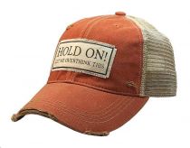 Hold On! Let Me Overthink This Distressed Hat