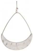 Silver Wire Open Drop Earrings