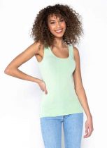 Mint Bamboo Double Scoop Tank