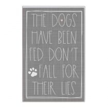 Dogs Fed Sign