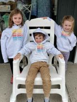 Youth All In A Row Door County Hoodie