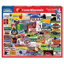 I Love Wisconsin 1000 Piece Puzzle