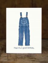 Overalls Card