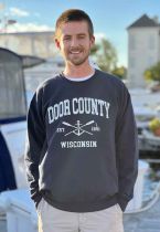 Door County Anchor Oar Crew Sweatshirt