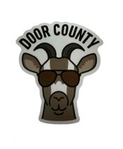 The G.o.a.t Door County Sticker