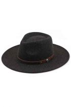 Macy Black Wide Brim Rancher Hat