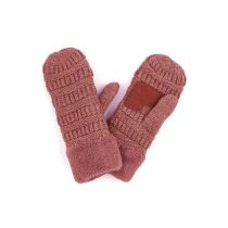 Rose Alpine Cable Mittens