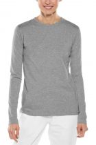 Morada Grey Heather Everyday Long Sleeve Upf 50+ T-Shirt