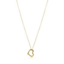 16" Gold Love Charm Necklace
