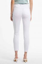 Audrey White Stretch Ankle Pull On Pants