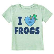 Toddler I Love Frogs Crusher Tee