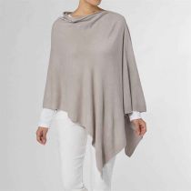 Silver Taupe Lightweight Poncho