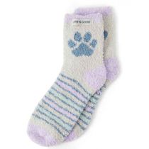 Putty Pawprint Snuggle Socks