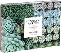 Succulent Garden 2 Sided Puzzle