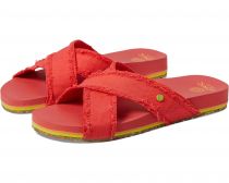 Panama Poppy Criss Cross Slide Sandals