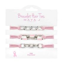 Think Pink Hair Tie Bracelets