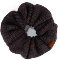 Black Sweater Knit Schrunchie