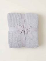 Silver Cozychic Ribbed Throw Blanket