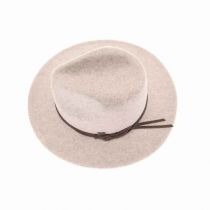Cami Knot Trim Heather Oatmeal Rancher Hat