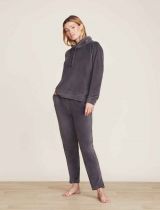 Luxechic Carbon Funnel Neck Pullover