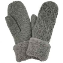 Lucerne Cable Cuffed Mittens