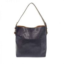 Midnight Blue Hobo With Coffee Handle