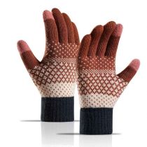 Cinnamon Nordic Colorblock Gloves