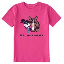 Kids Hold Your Horses Crusher Tee