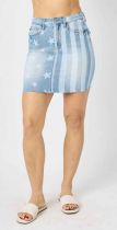 Stars & Stripes High Waist Skirt