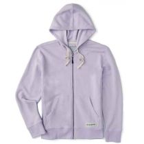Lilac Purple Simply True Fleece Zip Hoodie