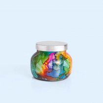 Volcano 8oz Rainbow Watercolor Petite Jar Candle