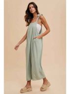 Sage Relaxed Fit Bib Jumpsuit