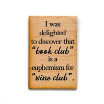 Book Club Wine Club Magnet