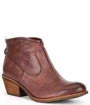 Aisley Cocoa Brown Leather Bootie