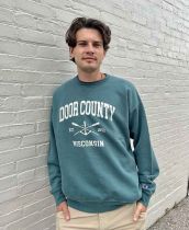 Door County Anchor Oars Crew Sweatshirt