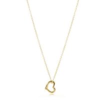 16" Gold Love Charm Necklace