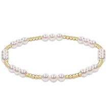 Extends - Pearl Classic Joy Pattern 4mm Bead Bracelet