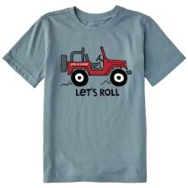 Youth Let's Roll Atv/Jeep Crusher Tee
