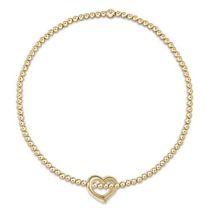 Classic Gold Love Small Gold Charm Bracelet