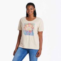 Here Comes The Sun Hippie Relaxed Fit Tee