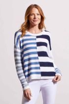 Broken Stripe Crewneck Sweater