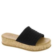 Maracelia Black Crochet Slide Sandal