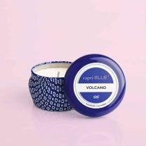 Volcano 3 Oz Blue Tiles Mini Travel Tin Candle